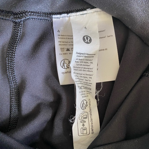 Lululemon Align Shimmer Pocket Leggings 25” inseam size 4 - Picture 4 of 4